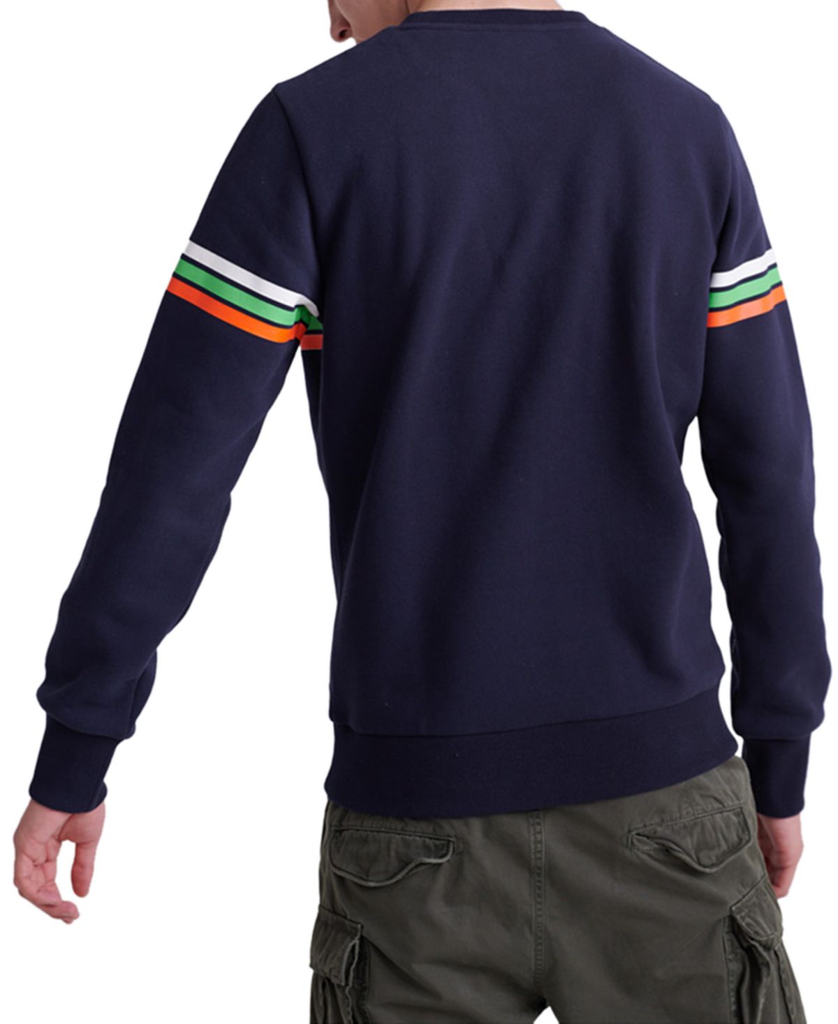 Moletom Superdry Downhill Racer Graphic Masculino Azul Tamanho Médio