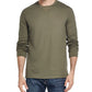 Camiseta masculina vintage de manga comprida mesclada à prova de intempéries, verde, tamanho pequeno