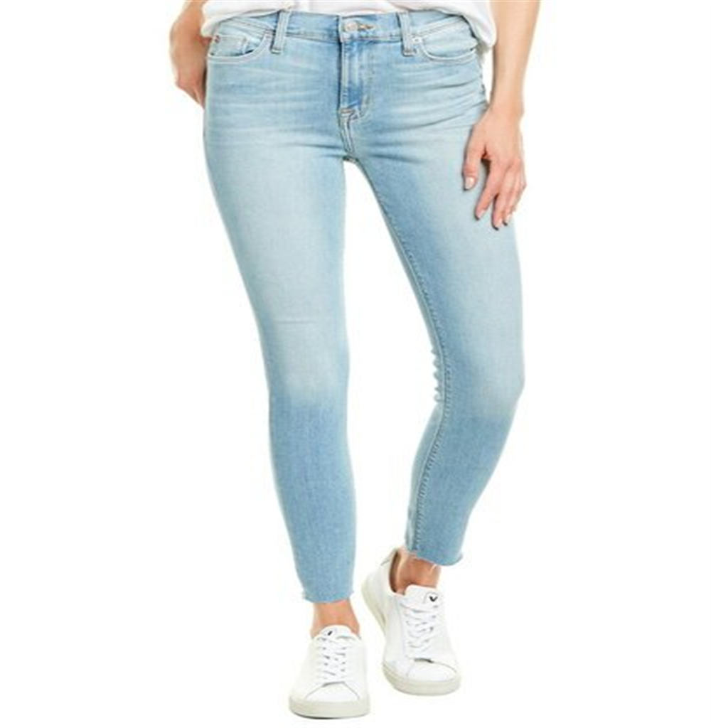 Calça Jeans Skinny Feminina Hudson Blair Stretch Cintura Alta Azul Tamanho 25