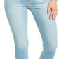Calça Jeans Skinny Feminina Hudson Blair Stretch Cintura Alta Azul Tamanho 25