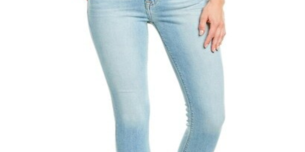 Calça Jeans Skinny Feminina Hudson Blair Stretch Cintura Alta Azul Tamanho 25