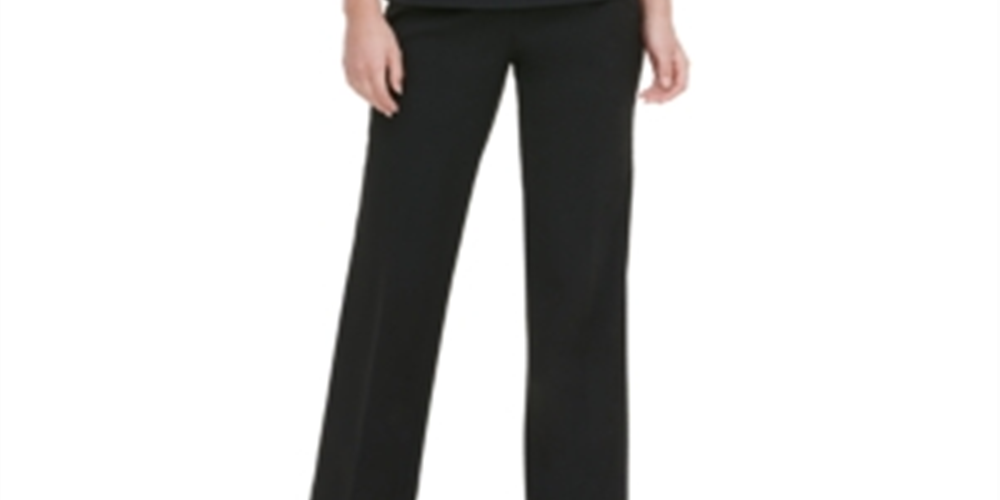 Calvin Klein Top sem mangas com decote em V, preto, tamanho XL