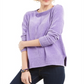Suéter chenille feminino Style &amp; Co roxo tamanho pequeno GG