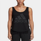 Camiseta regata feminina Adidas preta tamanho P