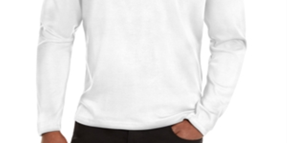Camisa polo masculina regular fit da INC International Concepts, branca, tamanho XXX-G
