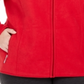 Jaqueta esportiva feminina Karen Scott Plus Zeroproof Fleece Performance, vermelha, tamanho 1X