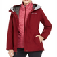 Casaco de chuva com zíper feminino Marmot, roxo, tamanho pequeno