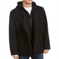 American Rag Men's Zip Bib Casaco de lã trespassado preto tamanho extragrande
