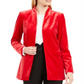 Calvin Klein Blazer Feminino para Noite Petites Vermelho Tamanho 14P