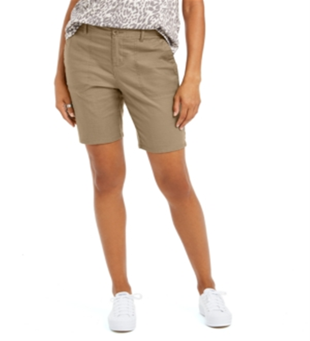 Bermuda feminina Style &amp; Co marrom tamanho 4