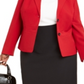 Le Suit Feminino Plus Size Saia Lápis Vermelha Tamanho 14W