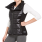 Calvin Klein Colete Feminino Gola Alta Acolchoado Preto Tamanho P
