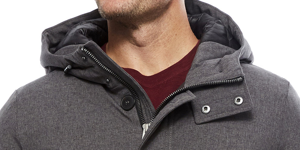 Casaco Parka Dockers Masculino Titus Arctic Cloth City Cinza Tamanho Grande