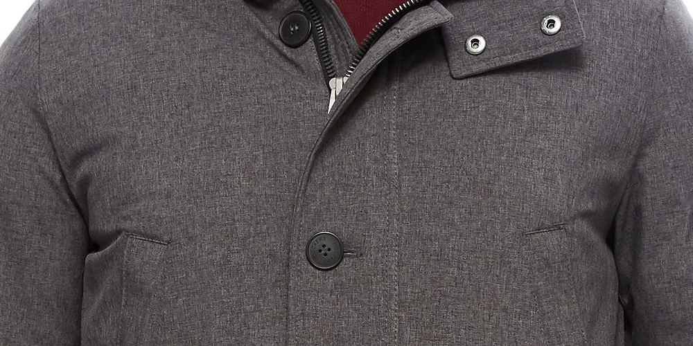 Casaco Parka Dockers Masculino Titus Arctic Cloth City Cinza Tamanho Grande