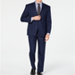 Terno xadrez masculino Marc New York Modern Fit azul tamanho 43