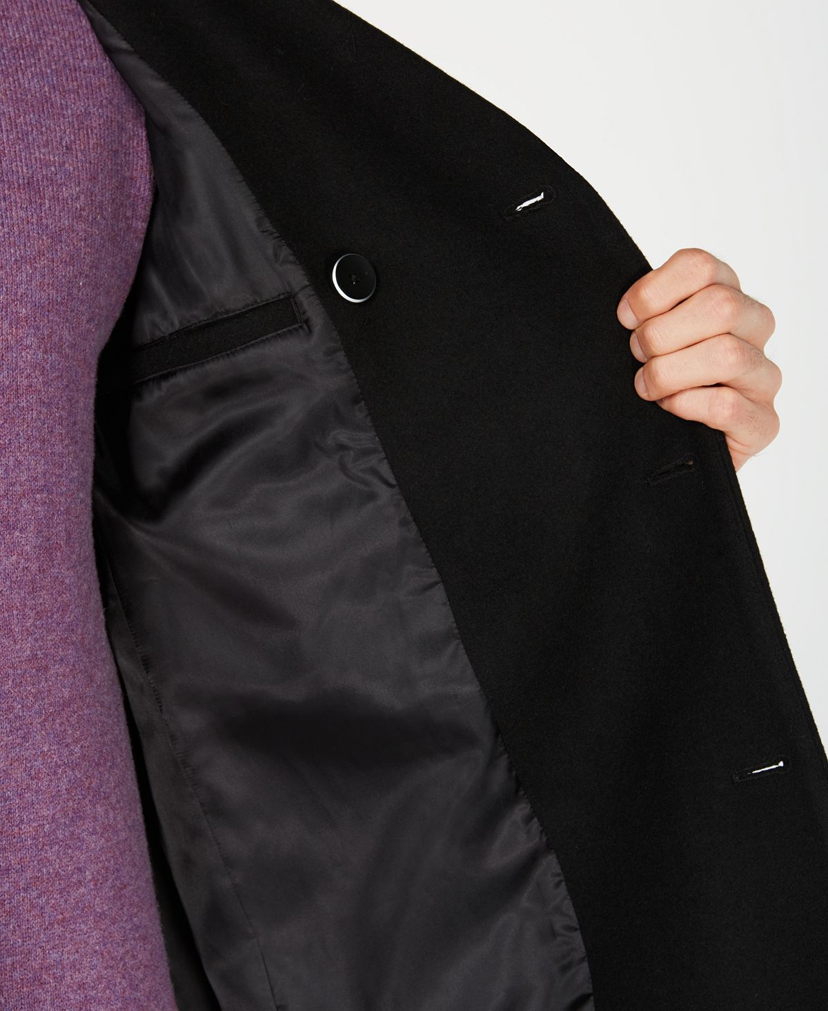 Alfani Peacoat Masculino Preto Tamanho XXX-Grande