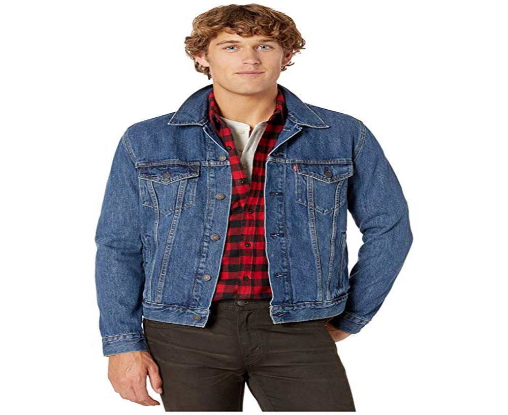 Jaqueta jeans masculina Levi's Trucker azul tamanho X-S