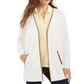 Suéter feminino Charter Club Milano Cotton Completer, branco, tamanho pequeno GG