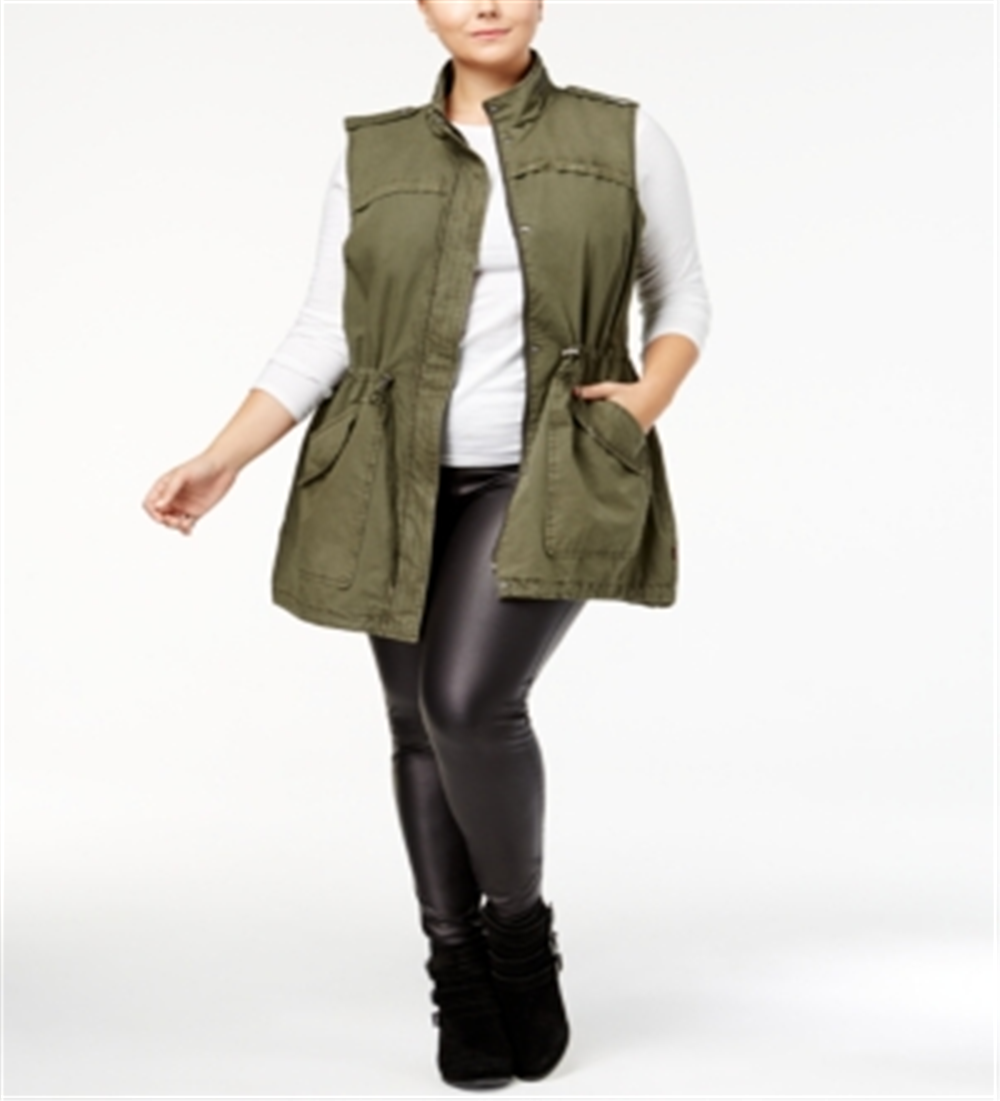 Colete Levi's Trendy Plus Cotton Feminino Verde Tamanho 1X