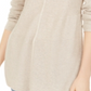 Suéter túnica estilo &amp; co petite com pontos mistos marrom tamanho petite GG