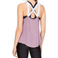 Camiseta esportiva feminina Under Armour rosa tamanho pequeno