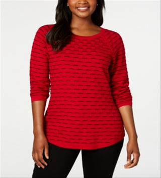 Karen Scott Suéter Textu Feminino Vermelho Tamanho Pequeno P