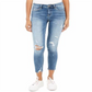 Calça jeans skinny feminina Flying Monkey Destructed azul tamanho 29