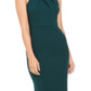 Vestido longo Calvin Klein feminino com lantejoulas nas costas, azul, tamanho 6