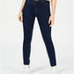 Calça Jeans Skinny Feminina La La Anthony Power Zip Stiletto Cintura Alta Azul Tamanho -2