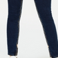 Calça Jeans Skinny Feminina La La Anthony Power Zip Stiletto Cintura Alta Azul Tamanho -2