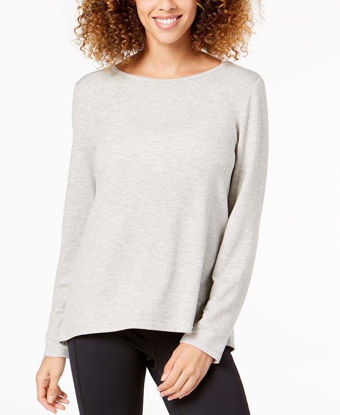 Blusa feminina Ideology com recortes, preta, tamanho X-G
