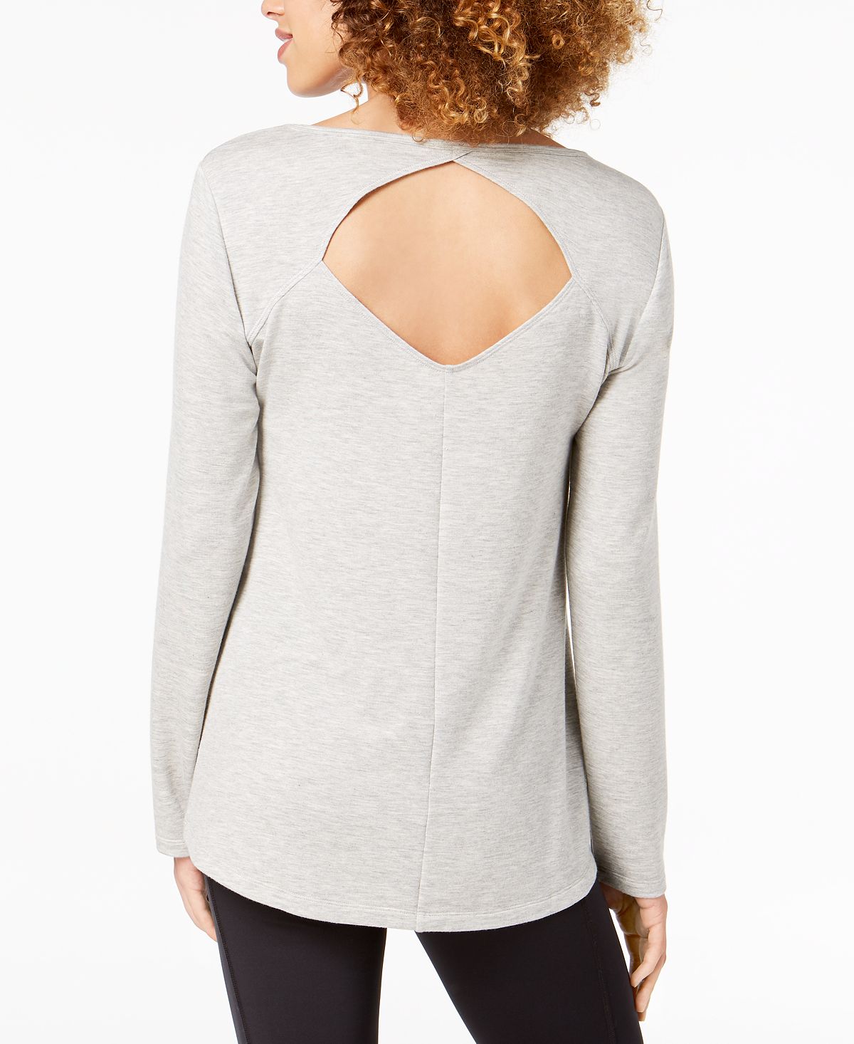 Blusa feminina Ideology com recortes, preta, tamanho X-G