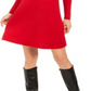 Vestido suéter canelado feminino Style &amp; Co, vermelho, tamanho X-Large