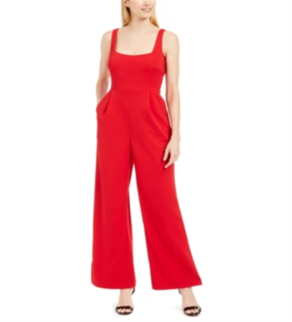 Macacão Calvin Klein Feminino Sem Mangas Vermelho Tamanho 12
