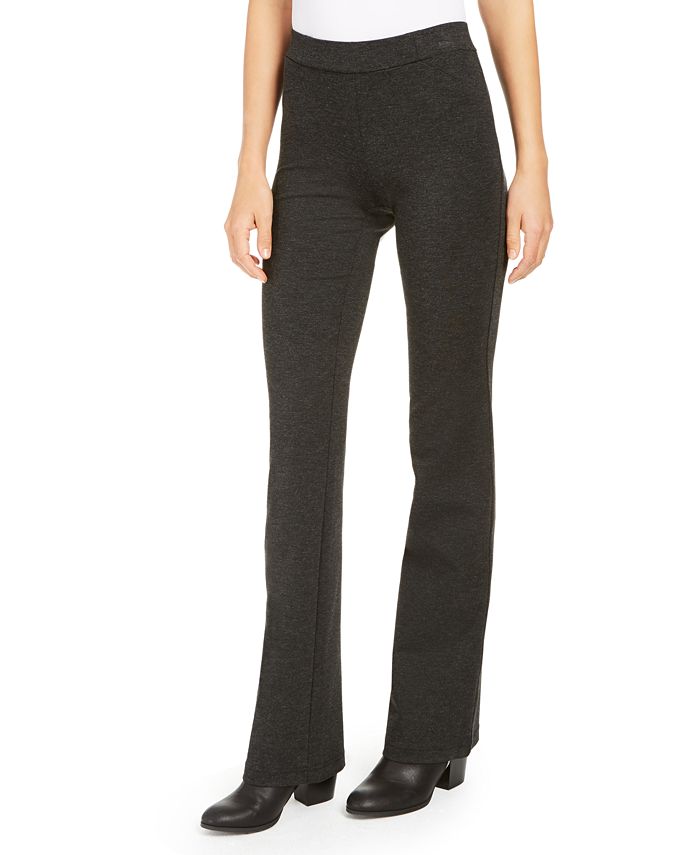 Calça Ponte Mesclada Feminina Style &amp; Co Cinza Tamanho Petite M