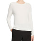 Suéter feminino de malha aberta Eileen Fisher Tencel marrom tamanho pequeno médio