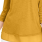 Top de chiffon feminino Style &amp; Co, amarelo, tamanho extragrande