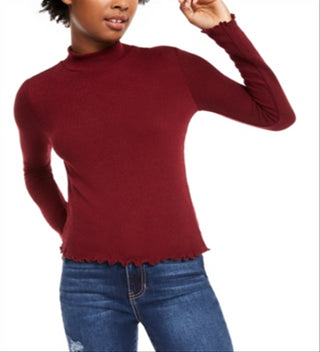 Top Planet Gold Junior com gola falsa e acabamento em alface, vermelho, tamanho extragrande