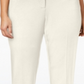 Calça reta moderna feminina Alfani, cor marfim, tamanho 22W