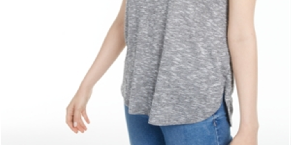 Camiseta feminina manga curta Bar III cinza tamanho XX-G