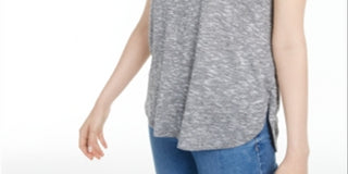 Camiseta feminina manga curta Bar III cinza tamanho XX-G