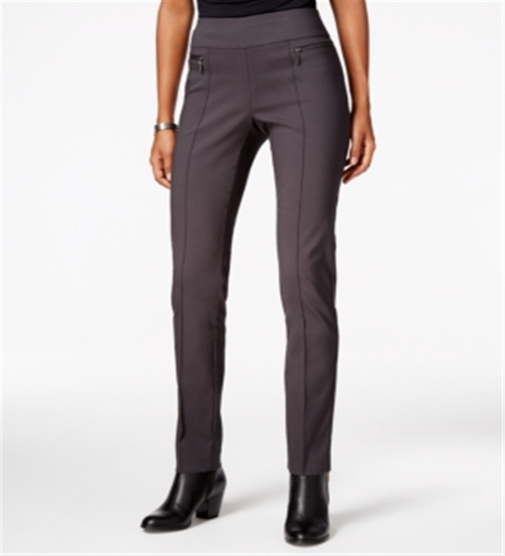 Calças femininas Style &amp; Co cinza tamanho pequeno pequeno