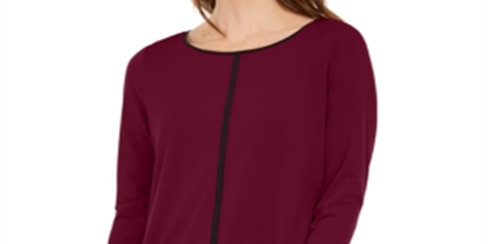 Alfani Petite Tubed Tunic Vinho Tamanho Petite G