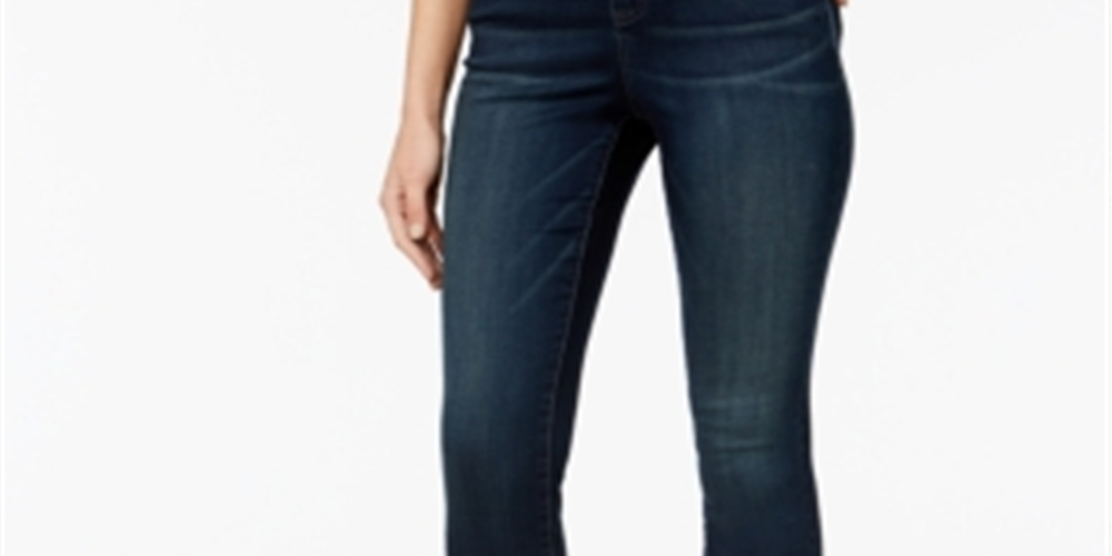 Calça jeans skinny feminina INC International Concepts, azul, tamanho 14, pequena