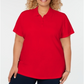 Polo Karen Scott Plus Cotton Feminino Vermelho Tamanho 2XL
