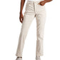 Calça jeans feminina Charter Club Petite Lexington reta, branca, tamanho 10 P