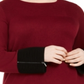 Alfani Suéter túnica otomana plus size colorblock feminino, vinho, tamanho 4X