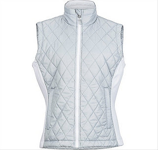 Colete Kitzbuhel Feminino Marmot em Aço Brilhante/Branco Tamanho P