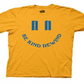 Camiseta feminina Blockbuster Be Kind Rewind da Ripple Junction, amarela, tamanho médio