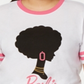 Camiseta feminina com estampa gráfica da Barbie Love Tribe - Branca, tamanho 2X